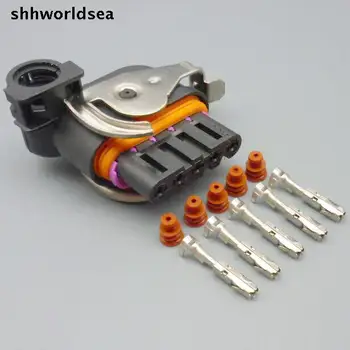 shhworldsea 5/30/100 seturi 5pin pentru BMW Volvo generator de soclu din material plastic rezistent la cablaj conector de cablu 18242000000