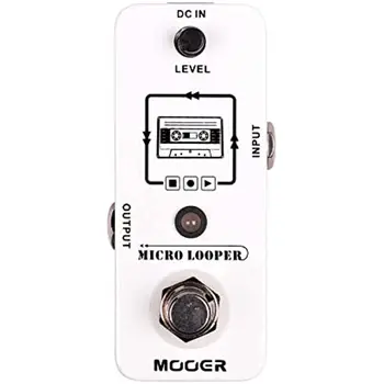 MOOER Micro Looper cu 30 de minute Looping Timp, Chitara Electrica Buclă Pedala Nelimitat Dublări