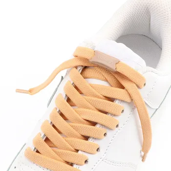 1 Pereche Elastic Cu Șireturi De Pantofi Confortabil Și Elegant Accesoriu Pentru Adidasi Plat Șireturile Fără Legături Copii Seniori Leneș Șiret