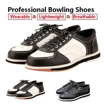 Bărbați Respirabil Usoare Pantofi de Bowling de sex Masculin Dantelă-up de Amortizare Interioară Adidasi Casual Pantofi de Bowling Bowling Sport Încălțăminte