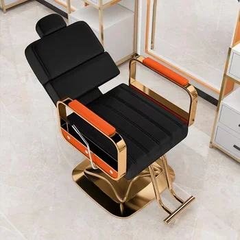Sampon Pivotant Scaun Salon De Frizerie Par Vintage Rotație Salon Scaun Modern Retro Cadeira Ergonomica Păr Salon De Mobila