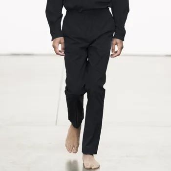 Bărbați Elastic Talie Pantaloni Drepte Primăvara Și Vara 2023 Noua Moda pentru Bărbați Mijlocul Talie Napoli Moda Harlan Pantaloni Casual