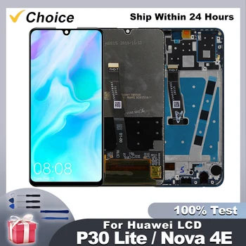 Pentru HUAWEI P30 Lite Display LCD MAR-LX1 Ecran Digitizer Pentru HUAWEI P30 Lite Ecran Nova 4e LX2 AU01 Asamblare Piese de schimb