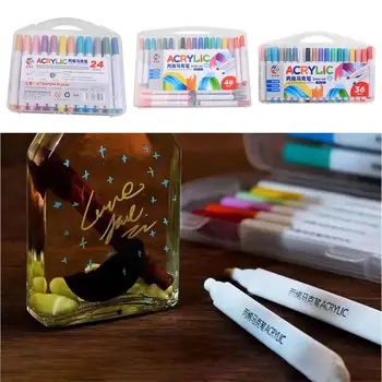 Marker Set Pentru Copii De Desen, Pixuri Art Marker Rezistent La Apa Culoare Markeri Luminos Multifunctional Copii De Colorat Carioci Set În Condiții De Siguranță