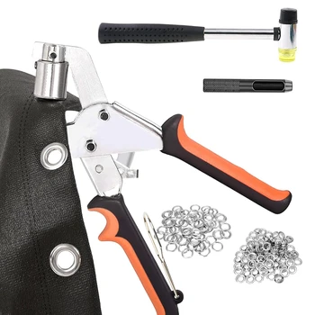 Garnitura Trusa de scule Metal-Manual de Etanșare Mașină de Presă Manșon Tool Kit Cu 500Pcs 3/8 Inch Garnituri Și Ciocan de Cauciuc