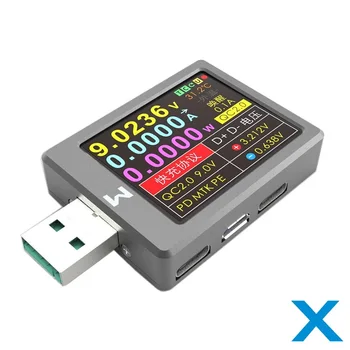 WITRN-X-IFM curent voltmetru USB tester QC4+ PD3.0 2.0 PPS încărcare rapidă protocol capacitate
