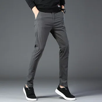 MRMT 2023 Brand de Toamnă pentru Bărbați Pantaloni de Matase de Gheață Subțire Pantaloni pentru Bărbați Elastic permeabil la Aer Liber la Modă Pantaloni