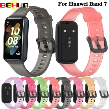 BEHUA Silicon, Curele de Ceas Pentru Huawei Band 7 Smart Watchband de Înlocuire Correa Bratara Pentru Huawei Band 7 Original curea Curea