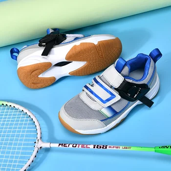 Copii profesionale de Badminton, Pantofi pentru Copii Adidasi Baieti Fete Respirabil Anti-alunecos Lumină Sport Pantofi de Tenis