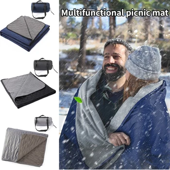 Plus Picnic Mat în aer liber, Umiditate-dovada Mat foarte Mare de Îngroșare Pătură de Picnic Mașină de spălat Camping Mat