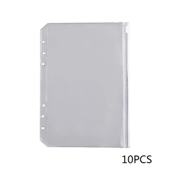 10buc Clar Notebook Liant Vrac Frunze Sac PVC Notebook Liant, Reîncărcabile Dropship
