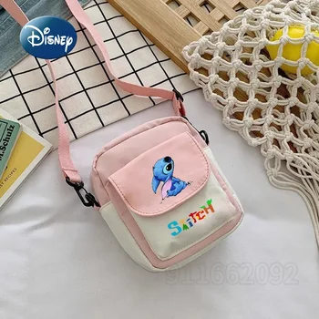 Disney Stitzer Noi pentru Copii Geanta Crossbody Desene animate Moda Băieților Un Umăr Geanta Crossbody Mini pentru Copii este O Geantă de Umăr