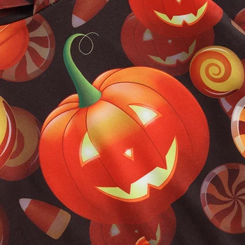 Copilul Copii Băieți Fete De Halloween Hanorac Bluze Cu Maneca Lunga Dovleac Fantoma Scrisoare De Imprimare Pulover Cu Gluga Toamna Topuri