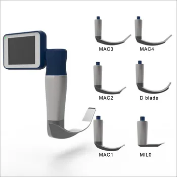 China Producător de Echipamente Medicale Anestezie Video laringoscopio cu LED-uri de afișare pentru a facilita Intubarea