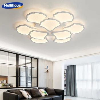 Stil Modern living/hol/dormitor Nouă circulară a CONDUS shell flori în formă de tavan lampa iluminat Neutru rece si alb cald