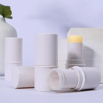 10buc Realizate manual Diy Material Tub de Ruj Parfum Solid Unguent Tub Gol Alb Simplu Proaspete Tub Gol Cosmetice Pachet