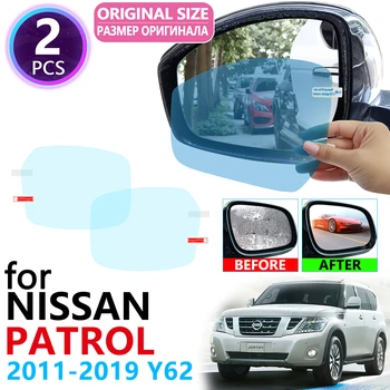 pentru Nissan Patrol Y62 2011~2019 Acoperirea Completa Oglinda Retrovizoare Anti-Ceață Impermeabil, Anti Ceață Filmul Accesorii Auto 2014 2015 2016 2017