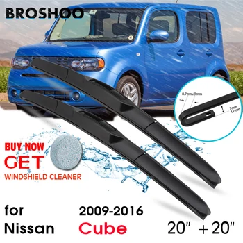 BROSHOO Masina stergatoarele Curat Parbriz Pentru Nissan Cube a se Potrivi Standard de Braț Cârlig 2009 2010 2011 2012 2013 2014 2015 2016