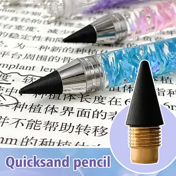 Nisipuri mișcătoare Creion Nu este Nevoie Să Ascuți Creioane Nici Cerneală Cadouri Fără Noutate Ascutit Pen materiale pentru Pictura cu Creioane Stația M V7P0