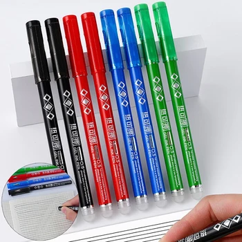1 buc Magic Erasable Pen Set Colorat de 0,5 mm Erasable Pixuri cu Gel Lavabil Mâner Pentru Școală Birou de Scris, Consumabile Papetarie