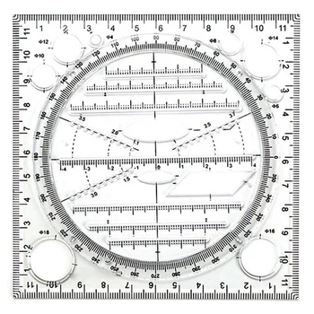 Multifunctional Cerc De Desen, Model, Geometrice Instrument De Desen, De Măsurare Conducător, Rotativ Unghi
