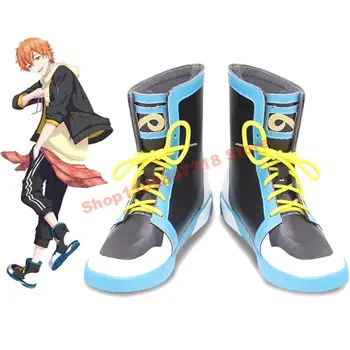 Vii RĂU ECHIPĂ Pantofi Shinonome Akito Cosplay Cizme Proiect Sekai Etapă Colorate! Skt Pantofi Virtual Idol Cizme Din Piele