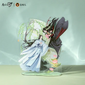 Anime Mo Dao Zu Shi MDZS Lan Wangji Wei Wuxian Vara Serie Acrilic Model Cosplay Pandantiv Breloc Insigna Bilet cu Laser