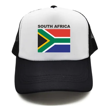 Africa De Sud Șapcă De Camionagiu Vară Rece Steagul Țării Pălărie De Baseball Capace Unisex În Aer Liber, Plasă Net Capace