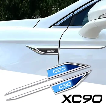 2 buc accesorii auto autocolante auto pentru Volvo xc60 s60 v40 v50 v60 s40, s80 c30 awd c70 s40 s60 s80 s90 v70 t6 v90 xc40 xc70 xc90