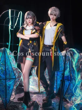 Deschizatoare de drumuri Cosplay Costum Joc Honkai Stele Feroviar Caelus Stelle Femei Bărbați Pentru Hainele Comic-con Petrecere Casual Uniformă Set Complet