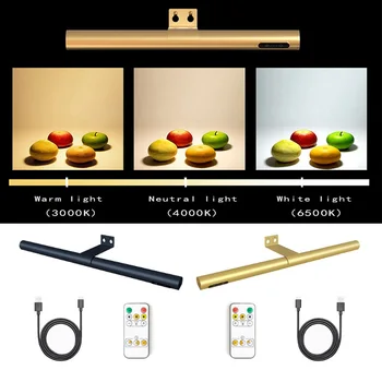 Modernă cu LED-uri USB Lampa de Perete cu Baterii Imagine de Lumină pentru Hotel 3 culori Reglabile interior lampă de perete