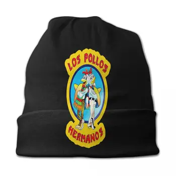 Los Pollos Hermanos Capota Pălărie Tricot Pălărie Hip-Hop în aer liber Breaking Bad Chelioși Căciuli, Pălării de Bărbați de Vara pentru Femei cu Dublă utilizare Capac