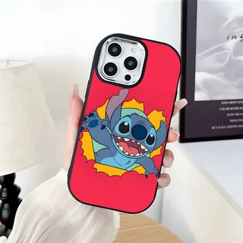 Desene animate Disney Stitch Caz de Telefon Oval Silicon Moale Caz de Telefon Pentru Xiaomi 12 Poco Redmi K 40 60 11 Lite Pentru VIVO V 23 27 29