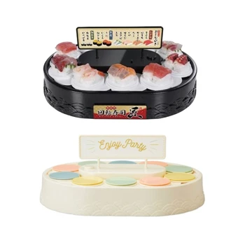 Rotirea Desert Display Stand Rotativ Sushi Mașină de Macarons Platane Picătură de transport maritim