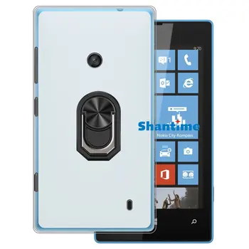 Lux la Șocuri Inel Suport Pentru Nokia Lumia 520 Caz Silicon Moale TPU Protecție Titularului Capac Pentru Nokia Lumia 521