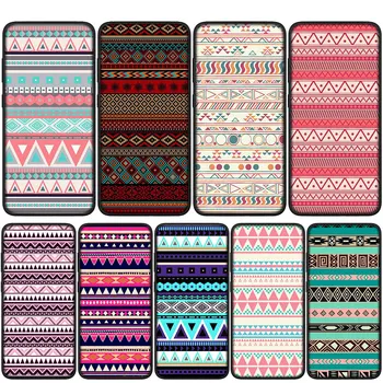 Aztec Tribal, Trib de Flori Colorate pentru Huawei Nova 3i 3 5t 2i 2 4E 7 SE Amice 10 20 P20 P30 Pro P10 Lite Telefon Acoperi Caz