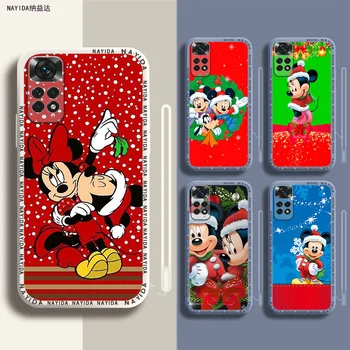 Caz de telefon Pentru Xiaomi Redmi Nota 12 11 12 Pro Plus 12c 11a 4G 5G Silicon Moale Capacul de Crăciun a lui Mickey Mouse