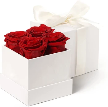 Conservate flori proaspete Fabrica Personalizate Aranjament de Flori Cutie de Cadou pentru Totdeauna Etern Conservate Trandafiri in cutie pentru ziua Îndrăgostiților