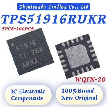 5PCS-100BUC TPS51916RUKR TPS51916RU TPS51916 TPS 51916 IC Chip WQFN-20