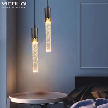 Simplu Și Creativ Pandantiv cu LED-uri Lumini de Lux Pentru Villa Pod Vestiar, Dormitor, TV Fundal Lung Corzi Suspendate de Tavan Iluminat
