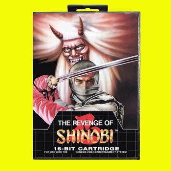 Revenge of Shinobi MD Carte de Joc de 16 Biți statele UNITE ale americii Acoperire pentru Sega Megadrive Geneza Consolă de jocuri Video Cartuș