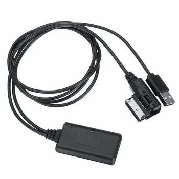 Auto Bluetooth Audio HIFI Cablu LED-ul Indică USB AUX In Adaptor Microfon Pentru toate modelele Audi A5 8T A6 AMI MMI 2G