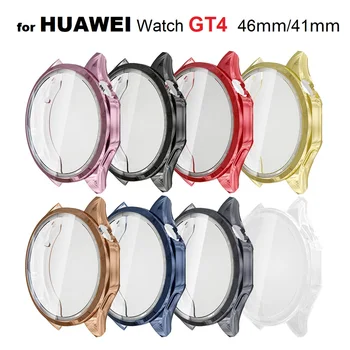 10BUC Caz de Protecție pentru Huawei Watch GT4 41mm 46mm Smartwatch Moale TPU Acoperire Completă Ecran Protector de Acoperire
