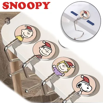 Snoopy Birou Parte Cârlige Sac Titularii Anime Pliabil Rucsac Portabil De Stocare De Desene Animate Elev De La Scoala De Masa Cârlig Birou Cârlig