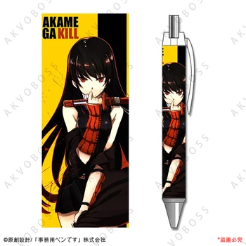 1buc Pix cu Gel Akame Ga KILL Personalitate Graffiti Anime Model Negru Refill Caneta Personalizate de Înaltă Calitate de Student Papetărie
