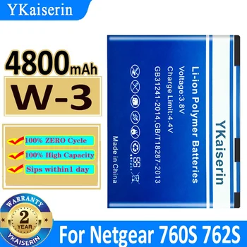 4800mAh YKaiserin Baterie W-3 W3 Pentru Netgear Sierra 760S 762S 763S 785S Bateria