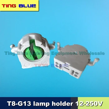 (10buc)T8-G13LED tub fluorescent Grila picior de lumină lampă titularul de Publicitate cutie de lumină pin 12-250V(picior mare)