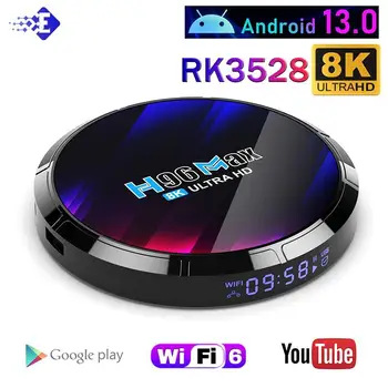 Smart TV Box H96MAX RK3528 4GB RAM, 64GB ROM Android Suport Cutie De 2,4 G/5.8 G Același Suport Ecran 8K Wifi 6 3D Multi Principal UI TV Box