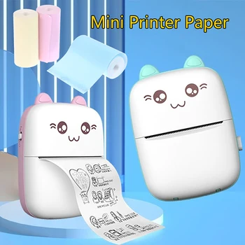 3 Role de Hârtie Foto Imprimare Termica Mini Instant Printer Camera Întrebare Greșită Mașină Print Etichete Autocolant Papetărie 57x25mm