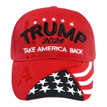 Donald Trump Pălărie Ia Înapoi America Trump Pălărie 2024 Respirabil Broderie Șapcă De Baseball Reglabile Pentru Fete Baieti Femei Barbati